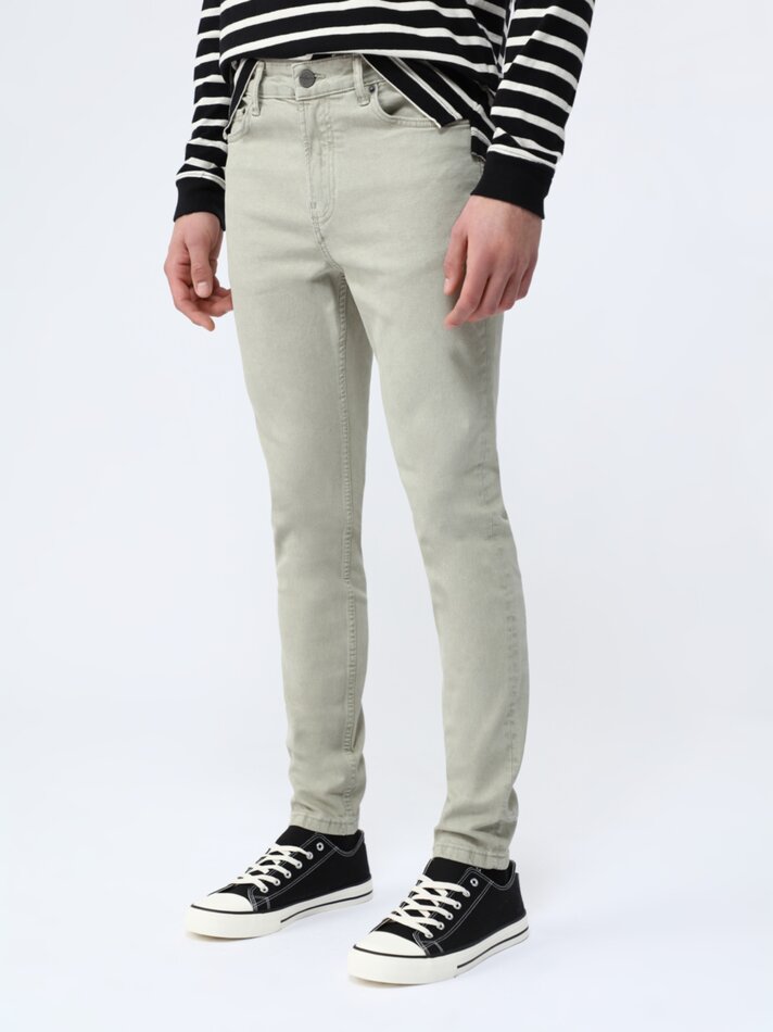 Calça jeans skinny colorida - Verde Oliva