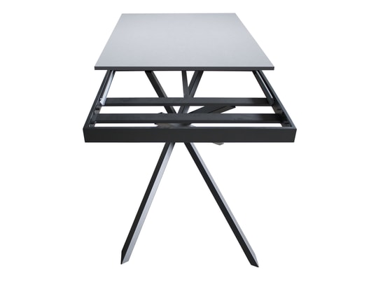ITYHOME - Table de salle à manger Table extensible ganty 120/180x80cm noyer