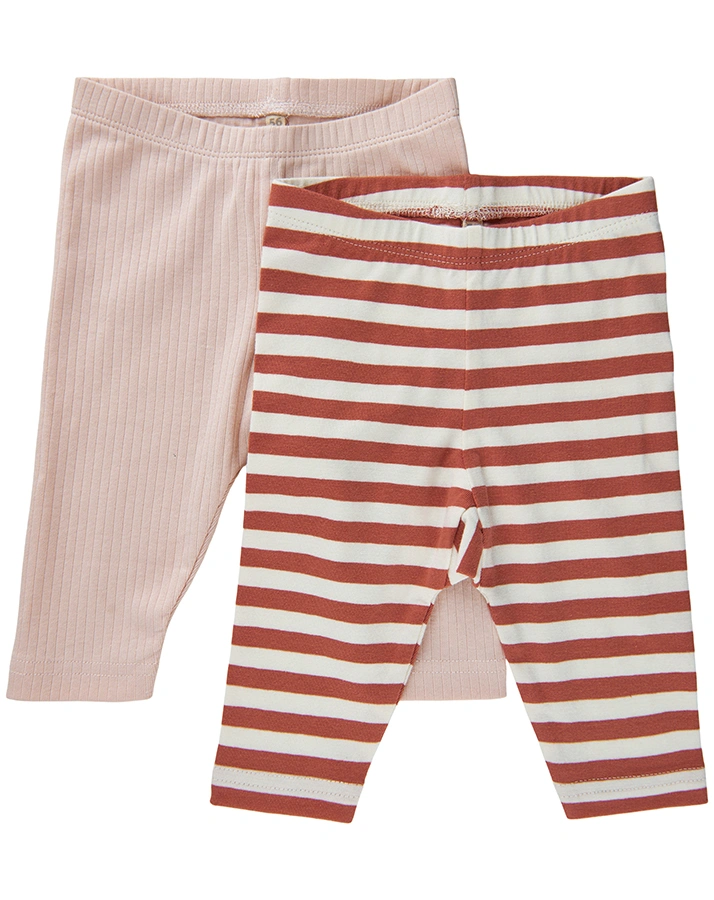 Leggings BASIC 2er Pack in canyon rose