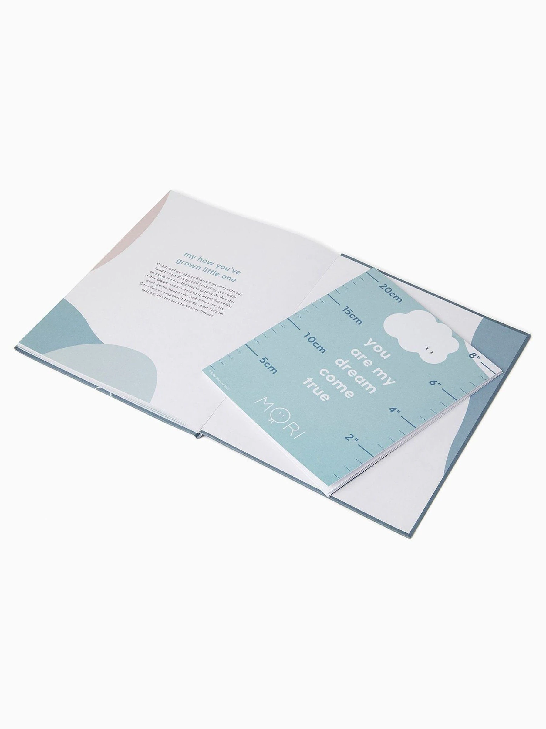 Blauw - MORI Baby 1ste Jaar Herinneringsboek
