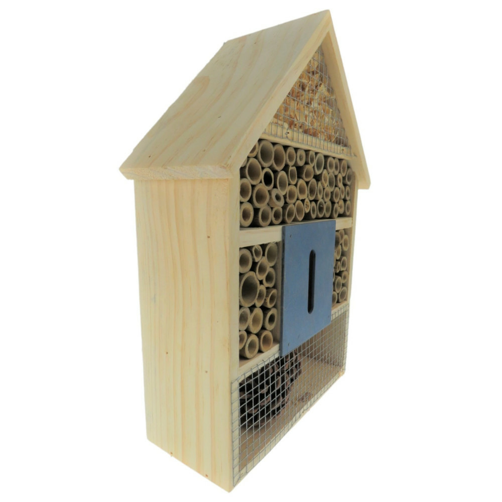 Hôtel pour insectes m, 21 x 9 x hauteur 30 cm, insectes