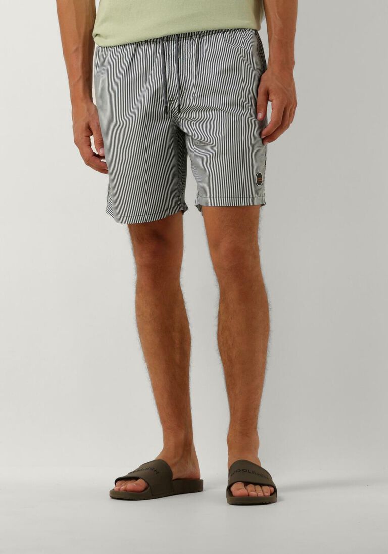 SHIWI groene shiwi  men swimshort skinny stripe
