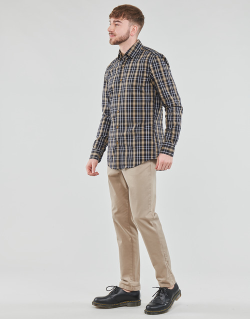 BOSS - H-HANK-kent-C1-214 Negro / Camel / Blanco