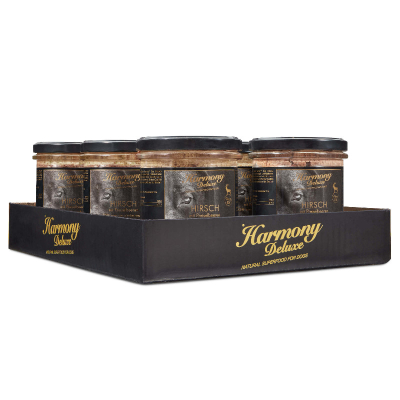 Harmony Dog Deluxe Adult Hirsch & Preiselbeere Nassfutter 6x360g
