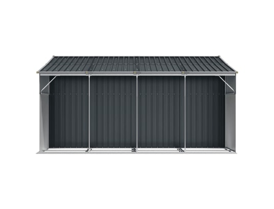 VIDAXL - Abri de jardin anthracite 277x365,5x179 cm acier galvanisé