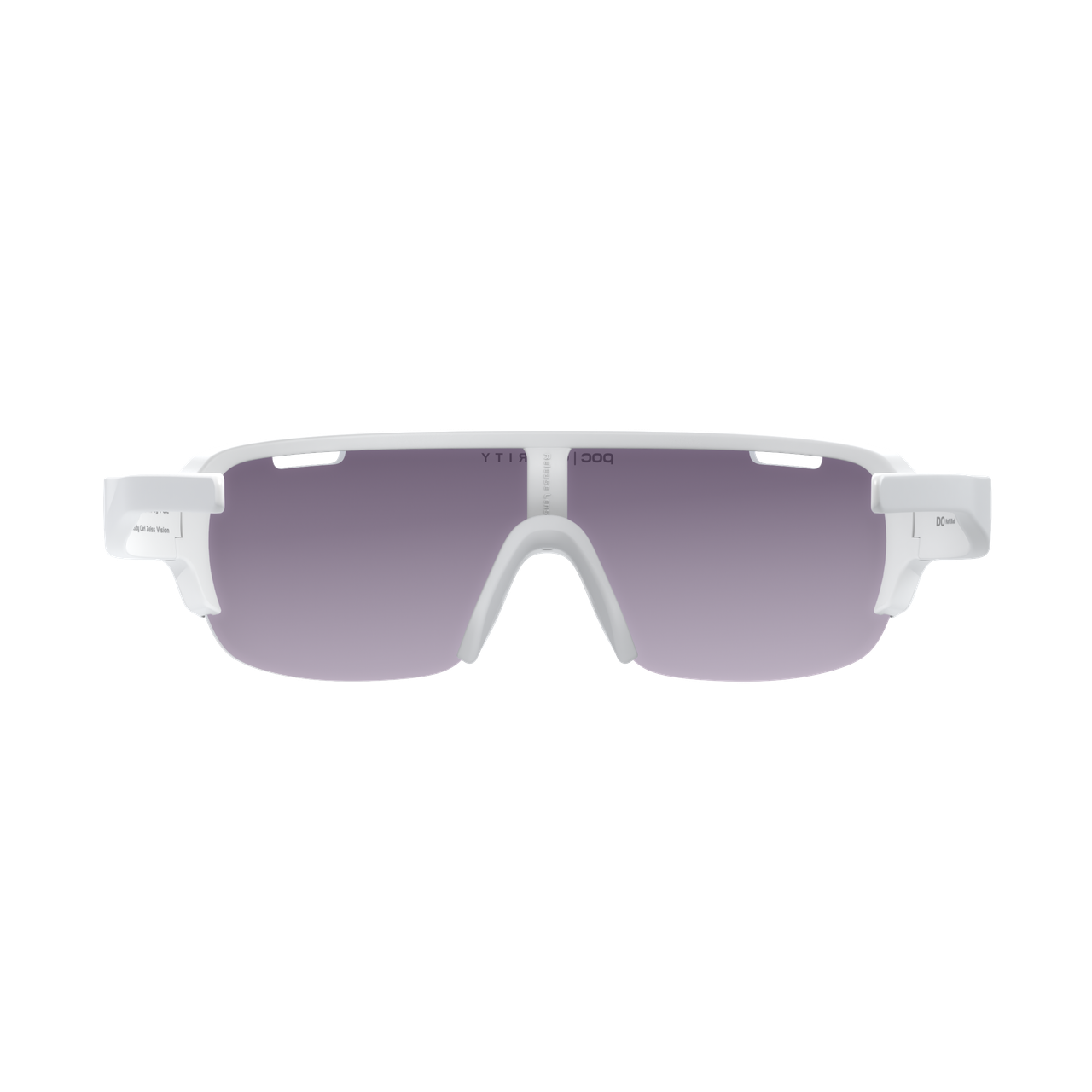 POC DO Half Blade Cykelbriller Hydrogen White Clarity Road Silver Mirror