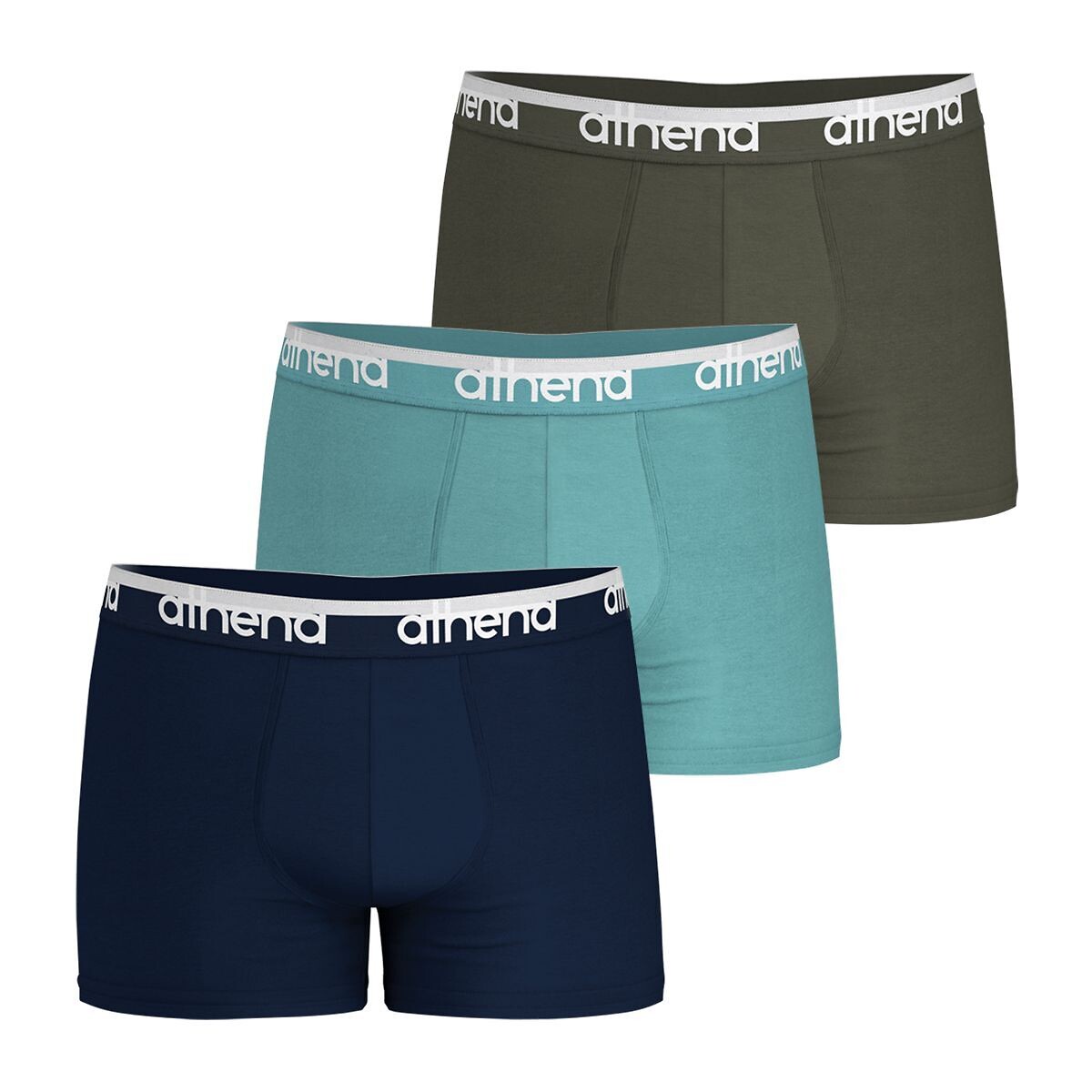 ATHENA<br>Conjunto de 3 cuecas boxer Easy Bio lisas