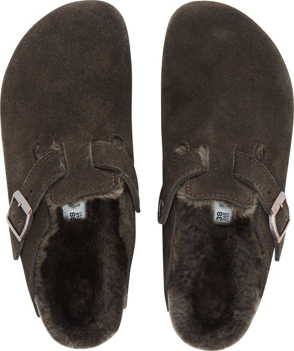 Birkenstock  Boston Shearling Clogs - Mocha