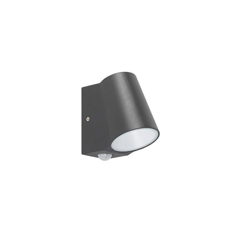 Buitenlamp antraciet met bewegingssensor incl. LED - Uma