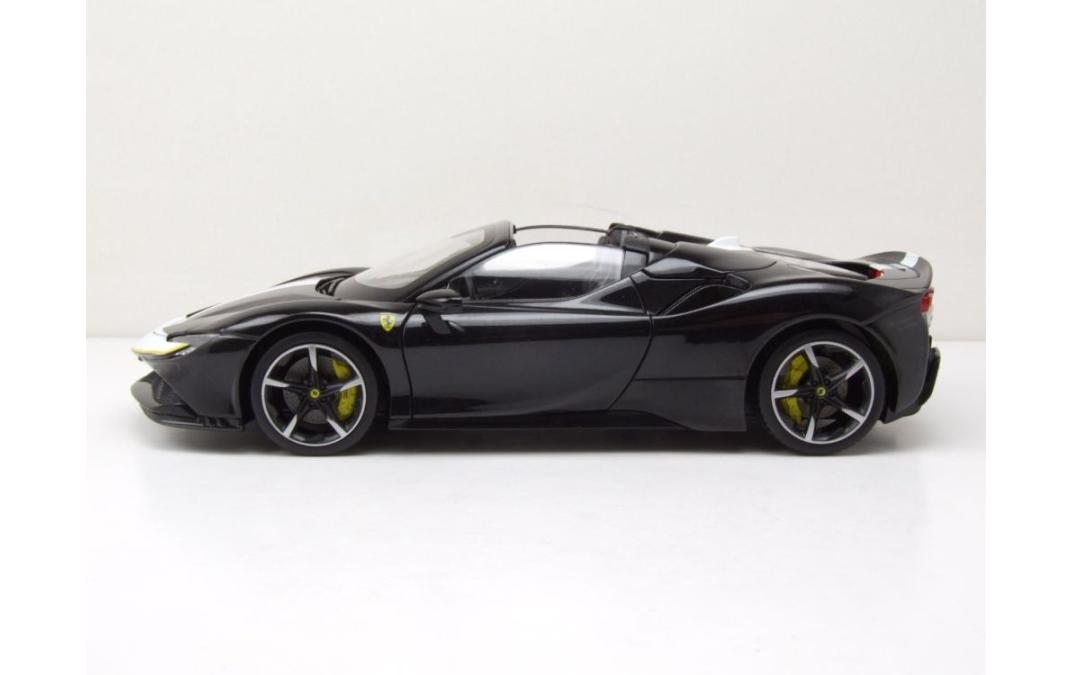 Ferrari Signature SF90 Spider Schwarz 1:18Sammlermodell im Massstab 1:18