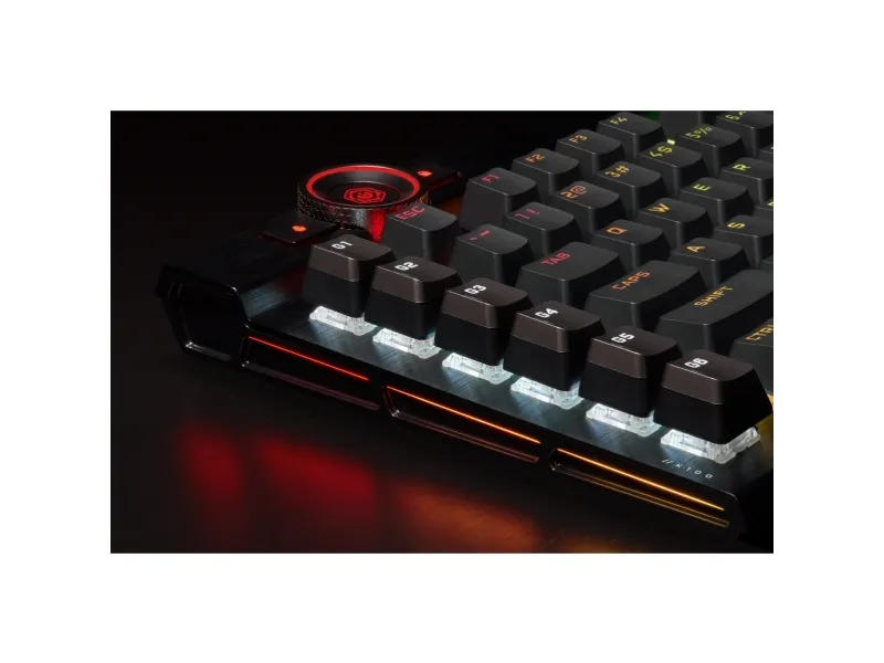 CORSAIR | K100 RGB - tastatur - bagbelyst - USB - Nordisk - tastaturkontakt: CORSAIR OPX RGB