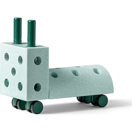 MODU Lille Gåbil - Ocean MInt / Forest Green
