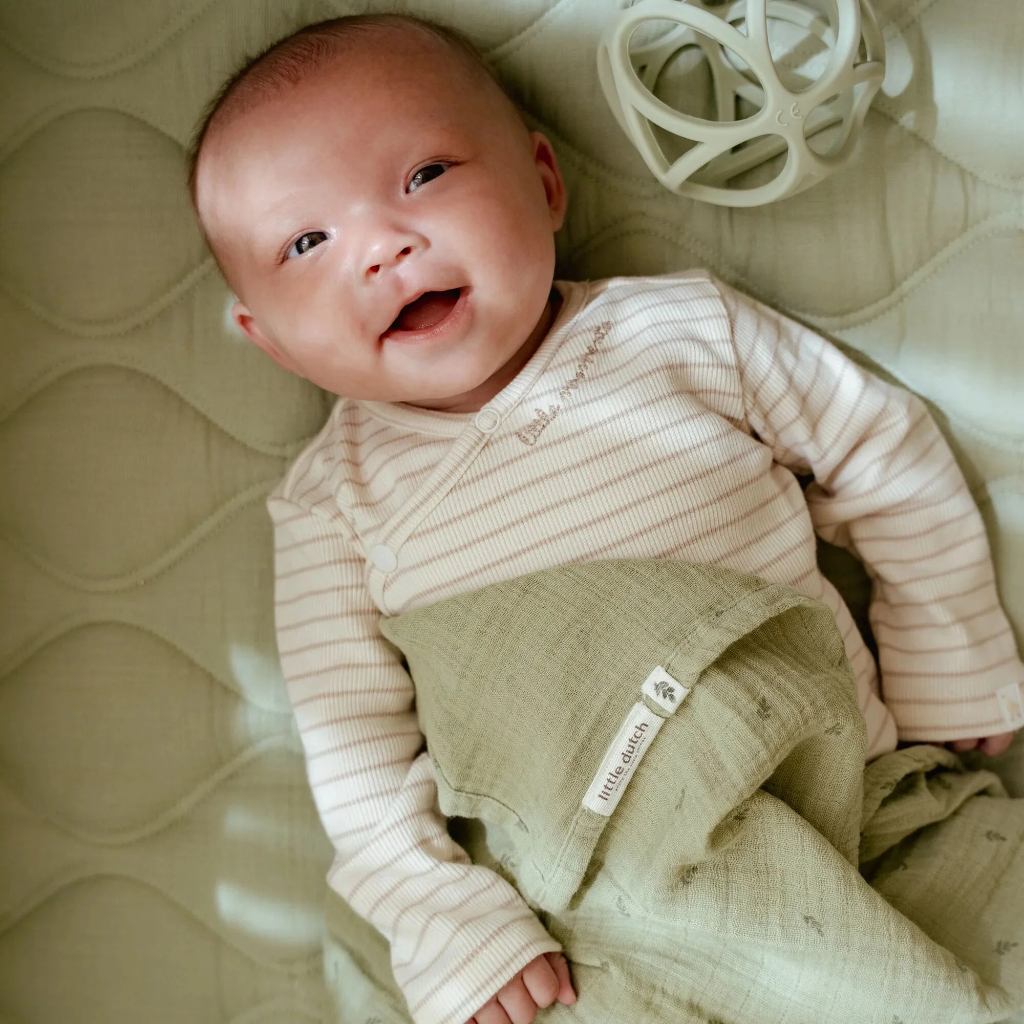 Swaddle - Groen - 120 cm - Essentials kopen? | Little dutch