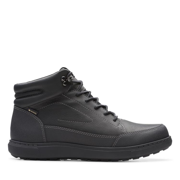 Clarks Mapstone Higtx black wlined lea