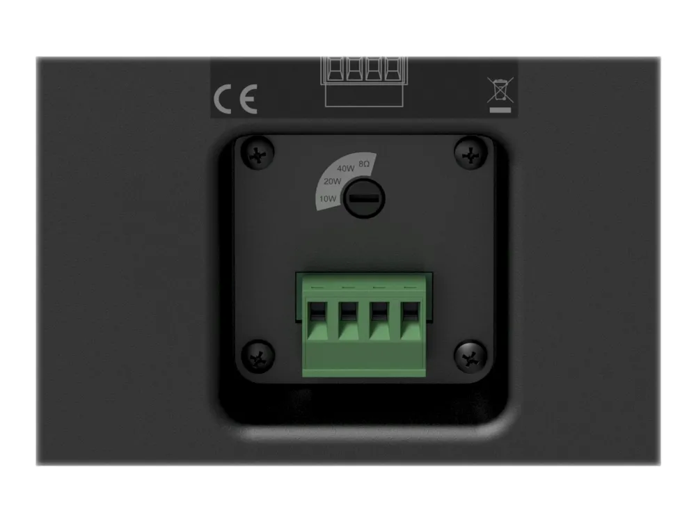 Audac WX502 - Højttalere - til PA-system - 50 Watt - 2-vejs - sort, RAL 9005