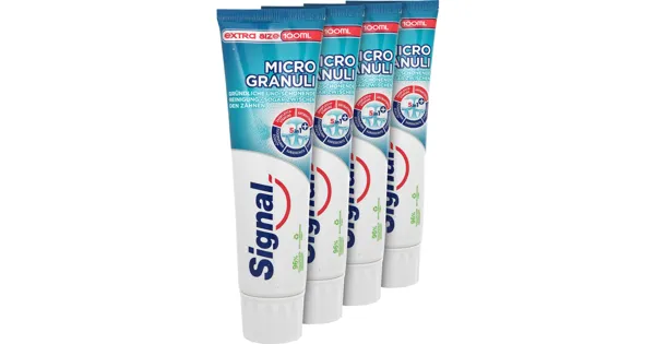 Signal Zahnpasta Micro Granuli 4 x 100 ml