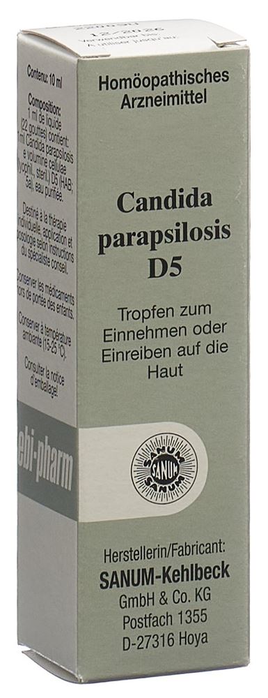 SANUM Candida parapsilosis Tropfen 5 D Fl 10 ml