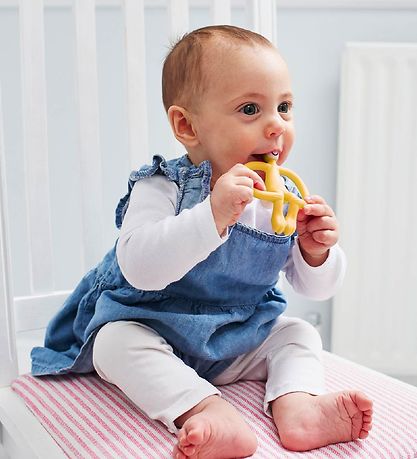Matchstick Monkey Bådering - Monkey Teething - Yellow