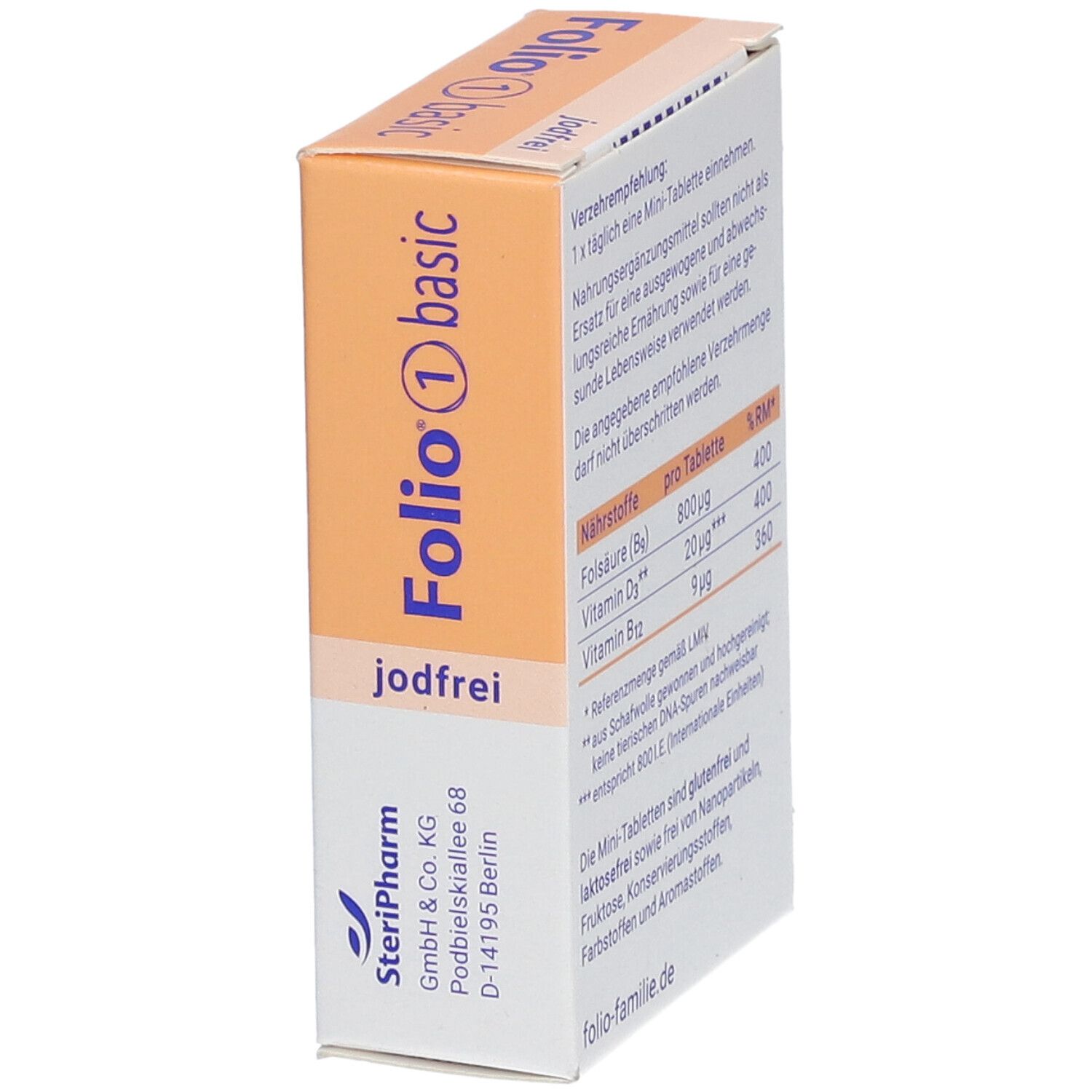 FOLIO 1 basic jodfrei Filmtabletten
