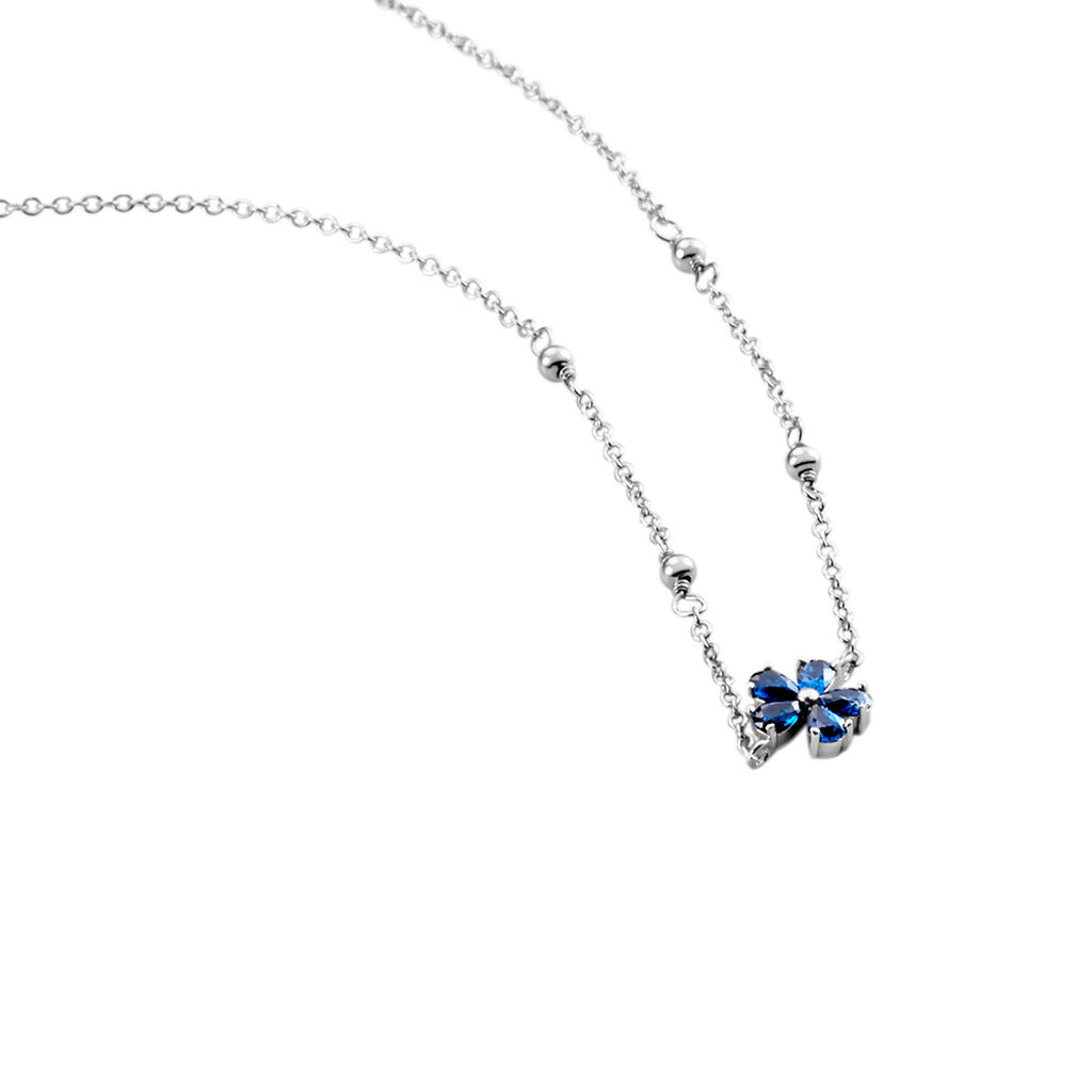 Collier Argent Laldilon Oxydes De Zirconium