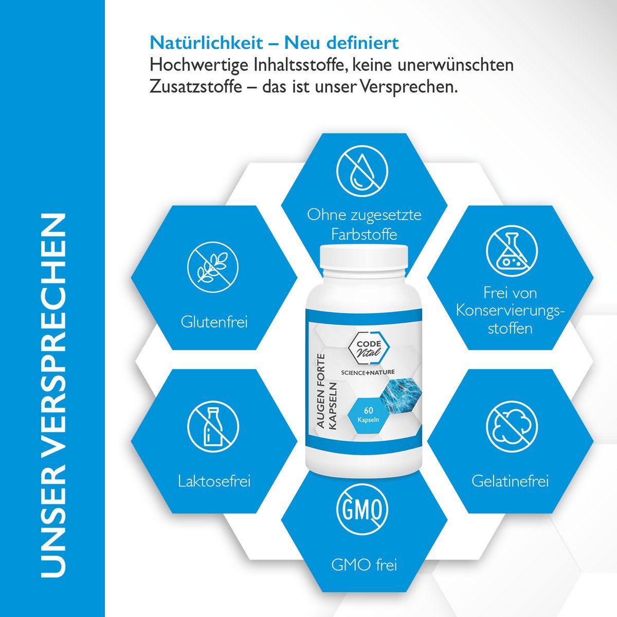 CODE Vital Augen Forte Komplex - Augenvitamine für belastete, müde Augen