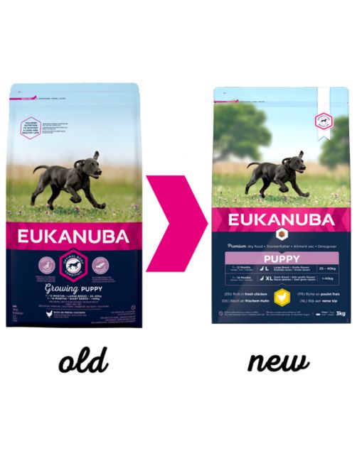 Eukanuba Growing Puppy Large Breed Kip - Hondenvoer