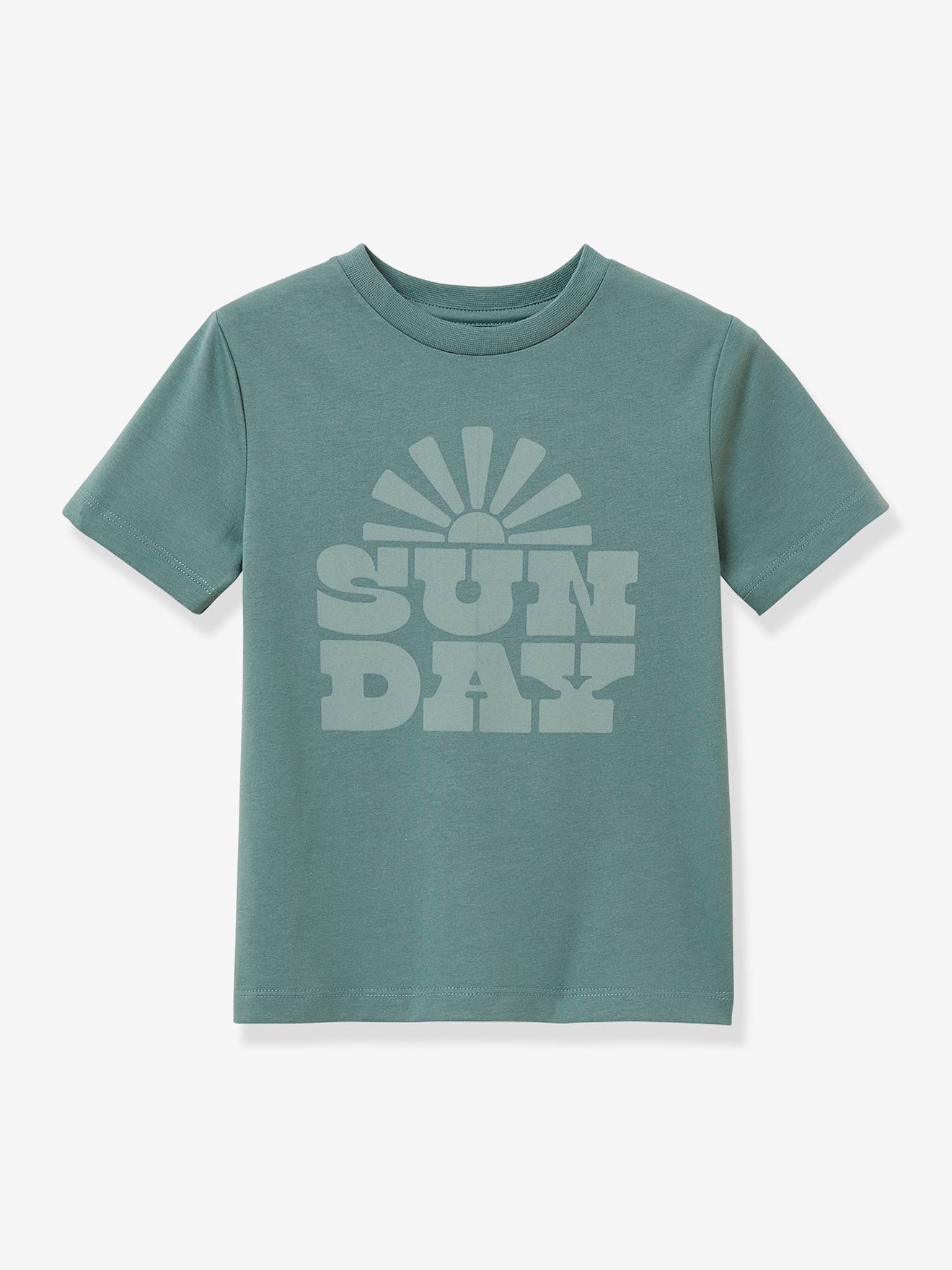 Camiseta de algodão orgânico para meninos