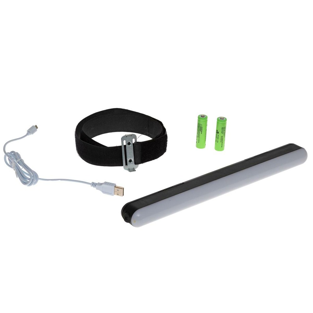 Lampe rechargeable pour parasol et tonnelle 30x2,5x3,5cm