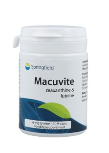 Springfield Macuvite   Luteine 30CP