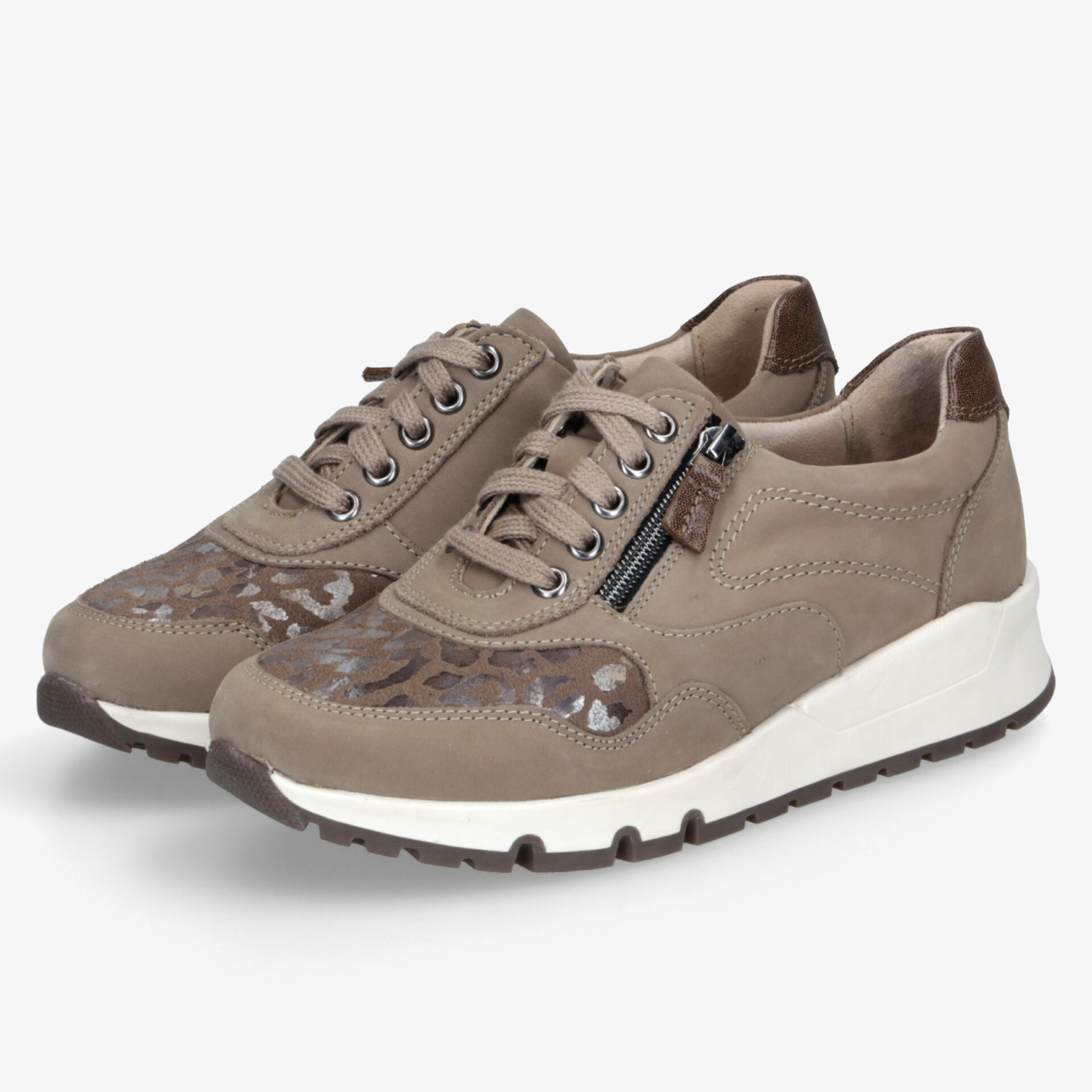COMFINO Damen Halbschuhe beige