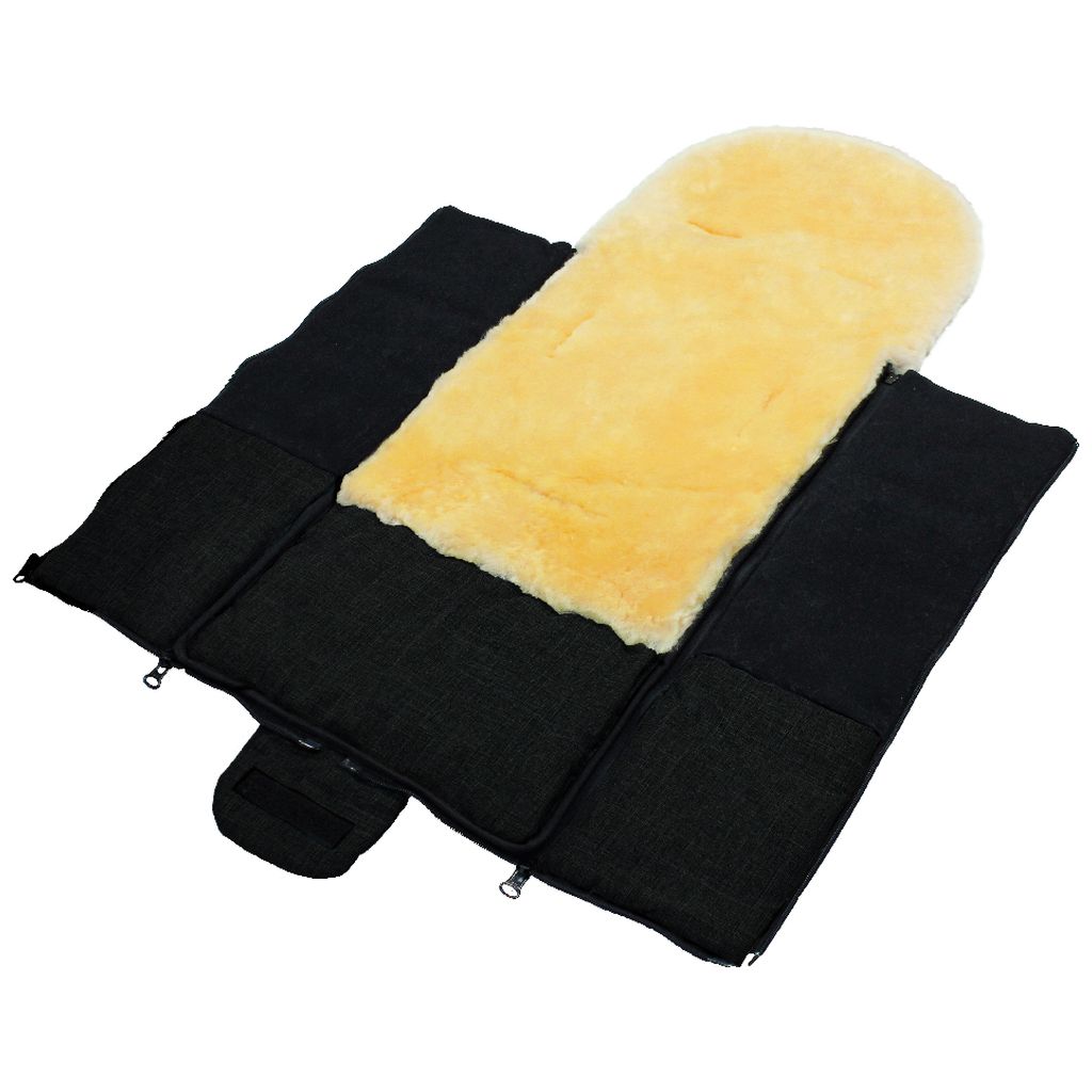 Heitmann FelleHeitmann Felle   Eisbärchen Multifunktionsfusssack schwarz