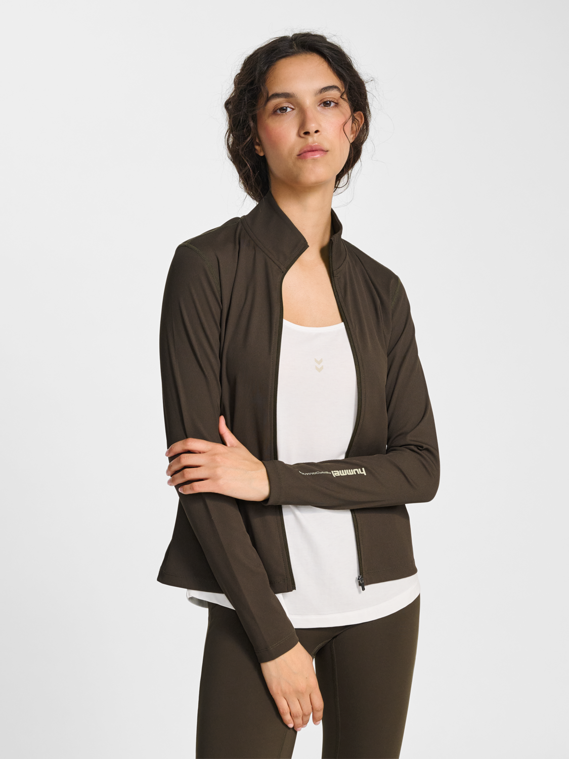 hmlPULSE W ZIP SHIRT L/S
