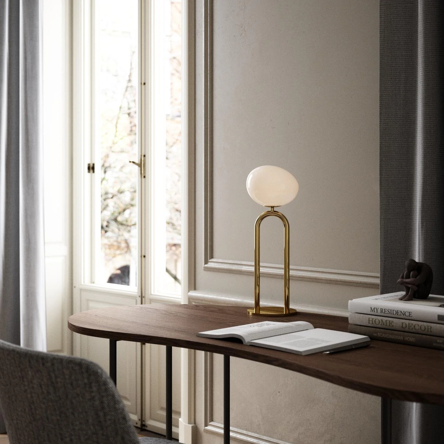Design For The People  Shapes bordlampe - messing