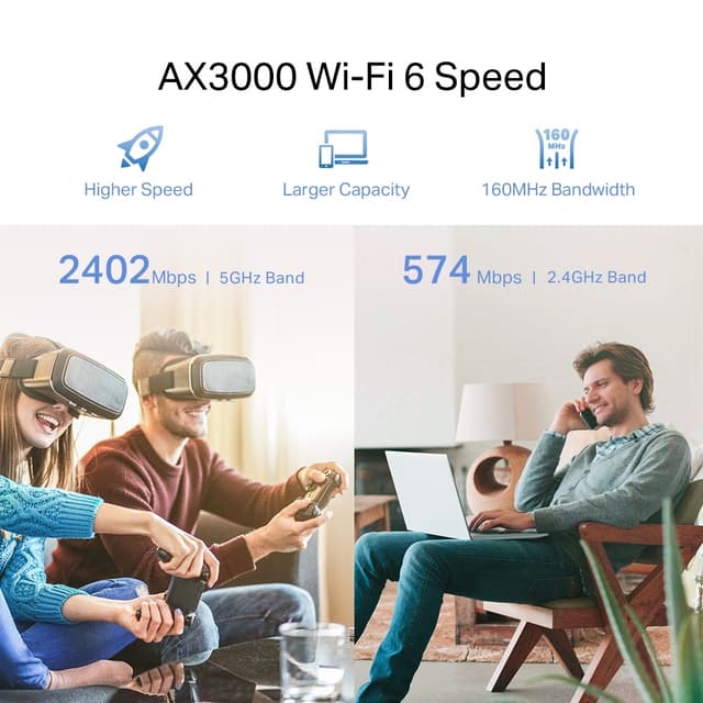 TP-Link RE705X WiFi 6 signalforlænger