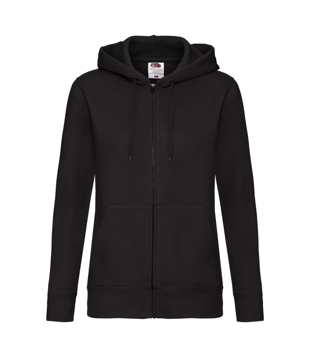 Fruit Of The Loom - Sweatshirt à capuche et fermeture zippée - Femme (Noir) - UTBC1372