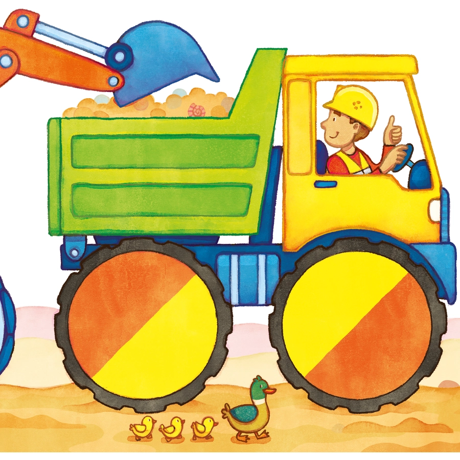 CARLSEN Baby Pixi (unkaputtbar) 115: Bagger, Traktor, Feuerwehr