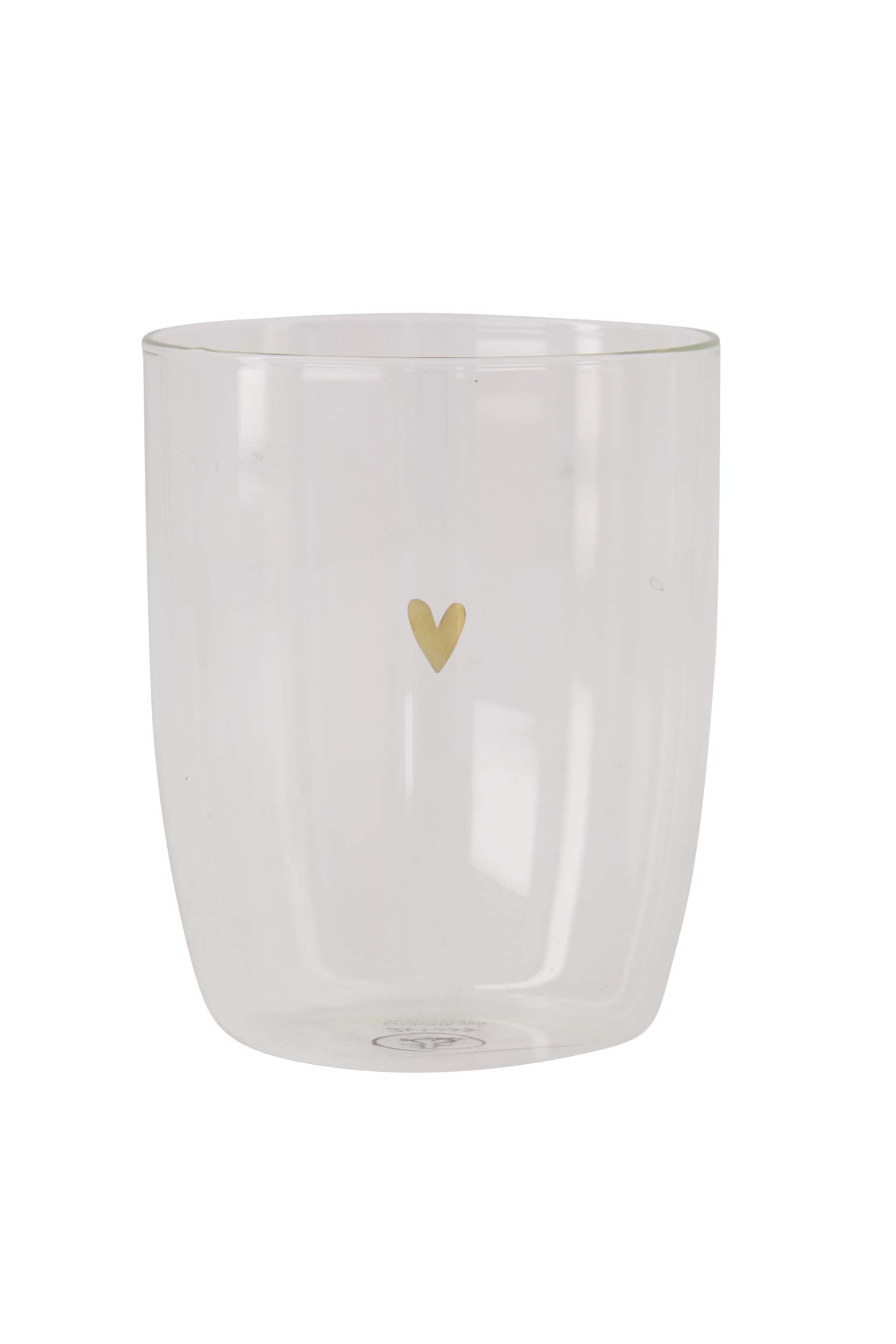drinkglas hartje
