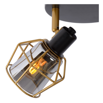 Lucide Nila Plafondspot zwart 2x