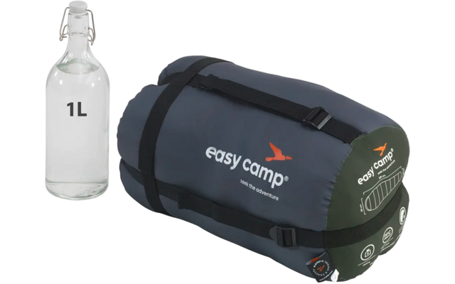 Easy Camp Falcon Mumienschlafsack Links 225 x 80 x 50 cm