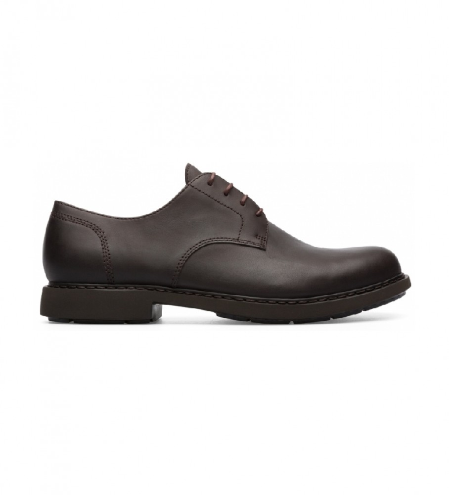 Sapatos de couro marrom Camper Neuman