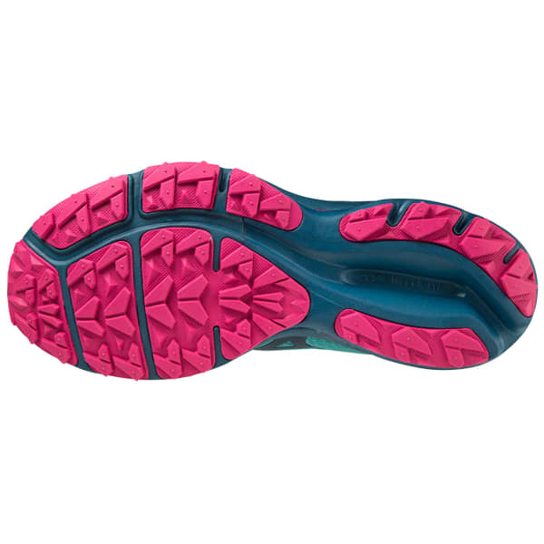 Chaussure trail MIZUNO WAVE RIDER TT W LAGOON/MOROCCAN BLUE/PINK PEACOCK