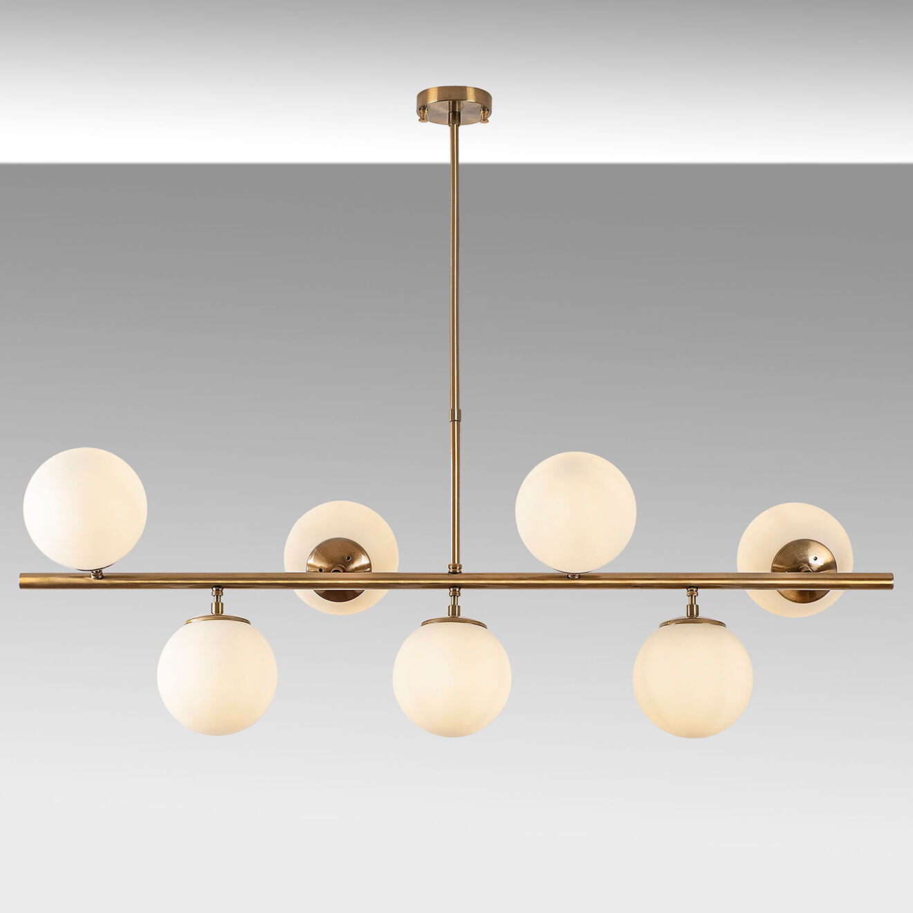 Opviq Lustre Fazli doré - 113x40x46-85 cm