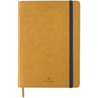 Oberthur Carmen - Carnet de notes souple A4 - ligné - moutarde