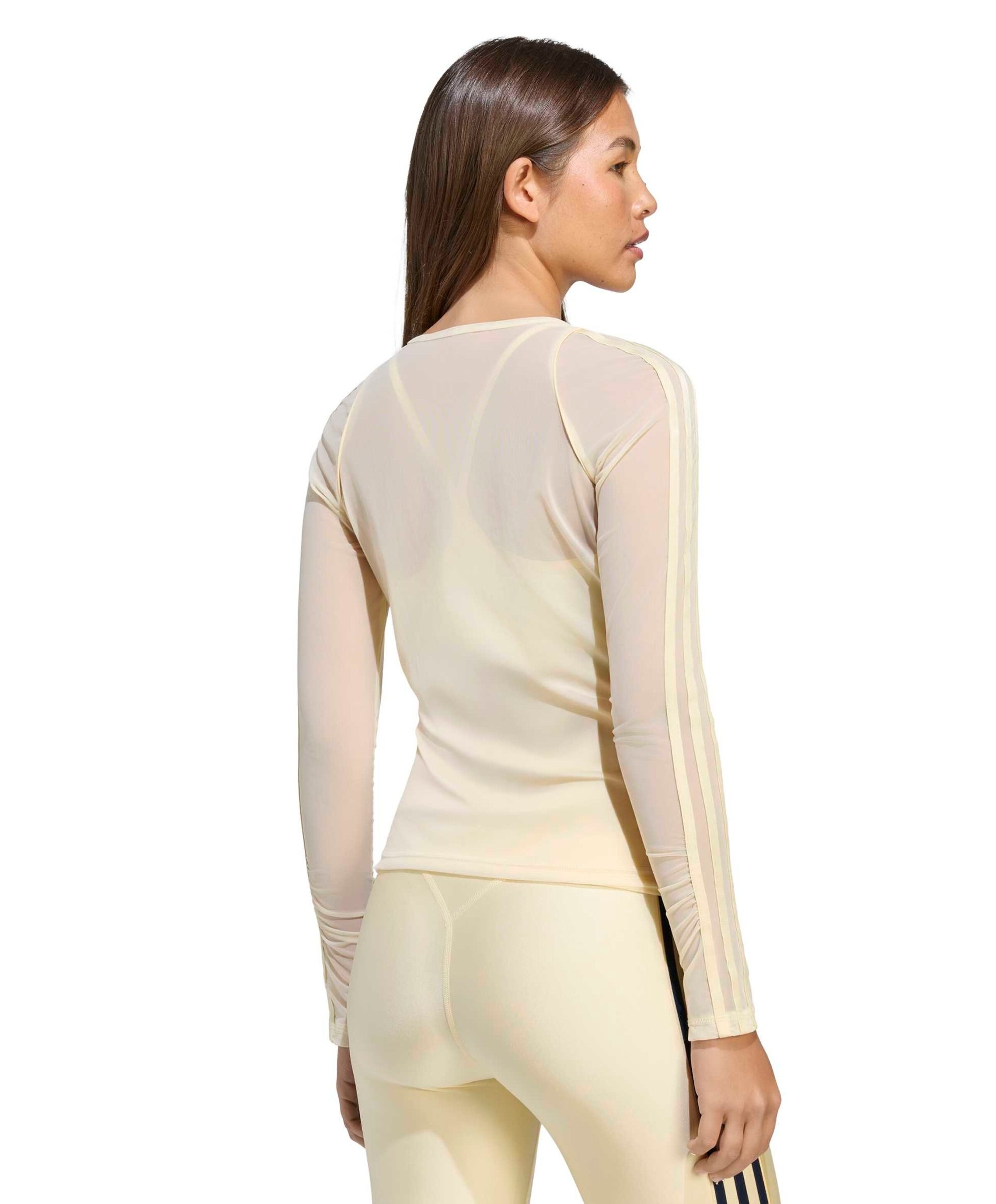 Adidas Dames t-shirt ecru
