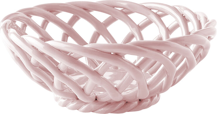 OCTAEVO CERAMIC BASKET SICILIA SMALL PINK Pink