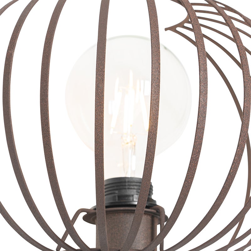 Design wandlamp, roestbruin, 30 cm - Johanna