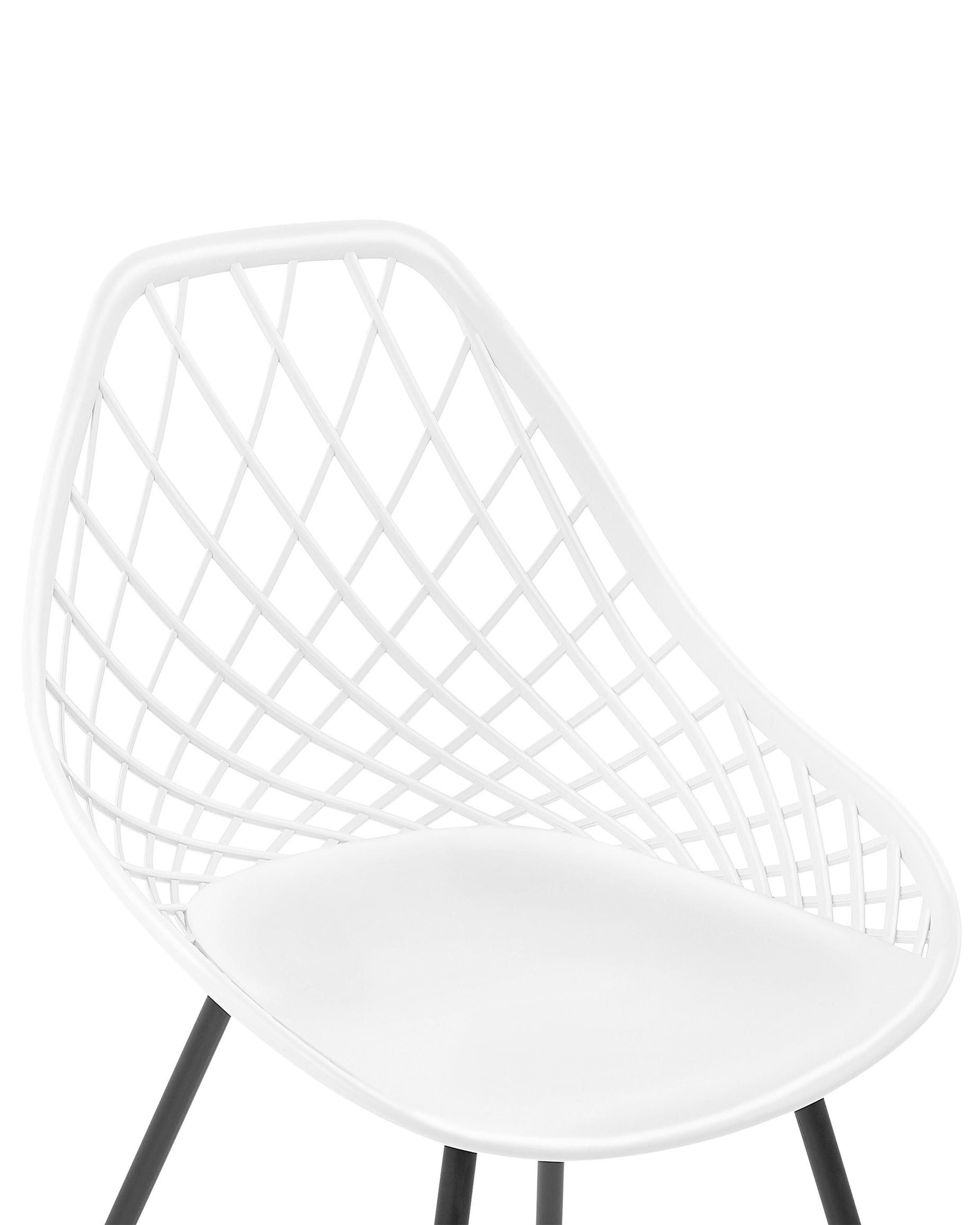 Set van 2 eetkamerstoelen CANTON Wit
