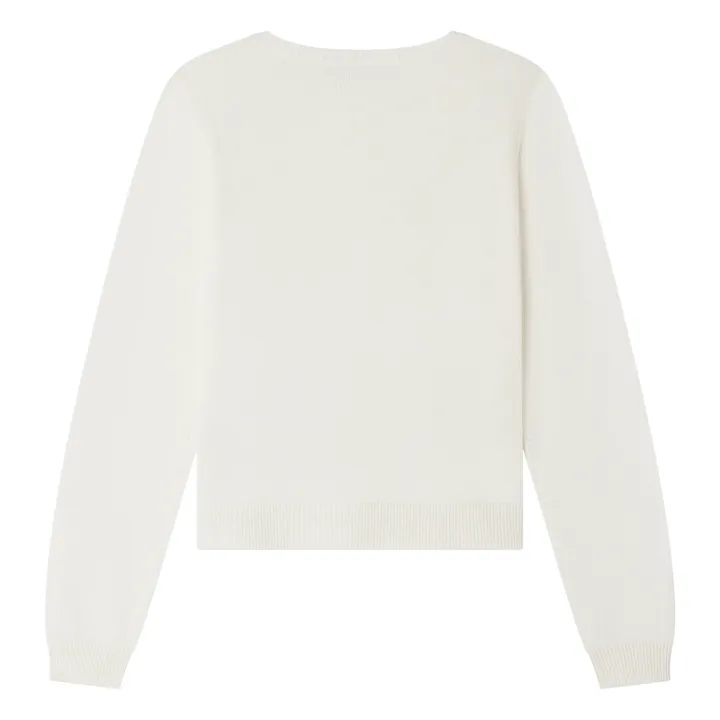 Bonpoint Cardigan Toesie Brodé | Blanc