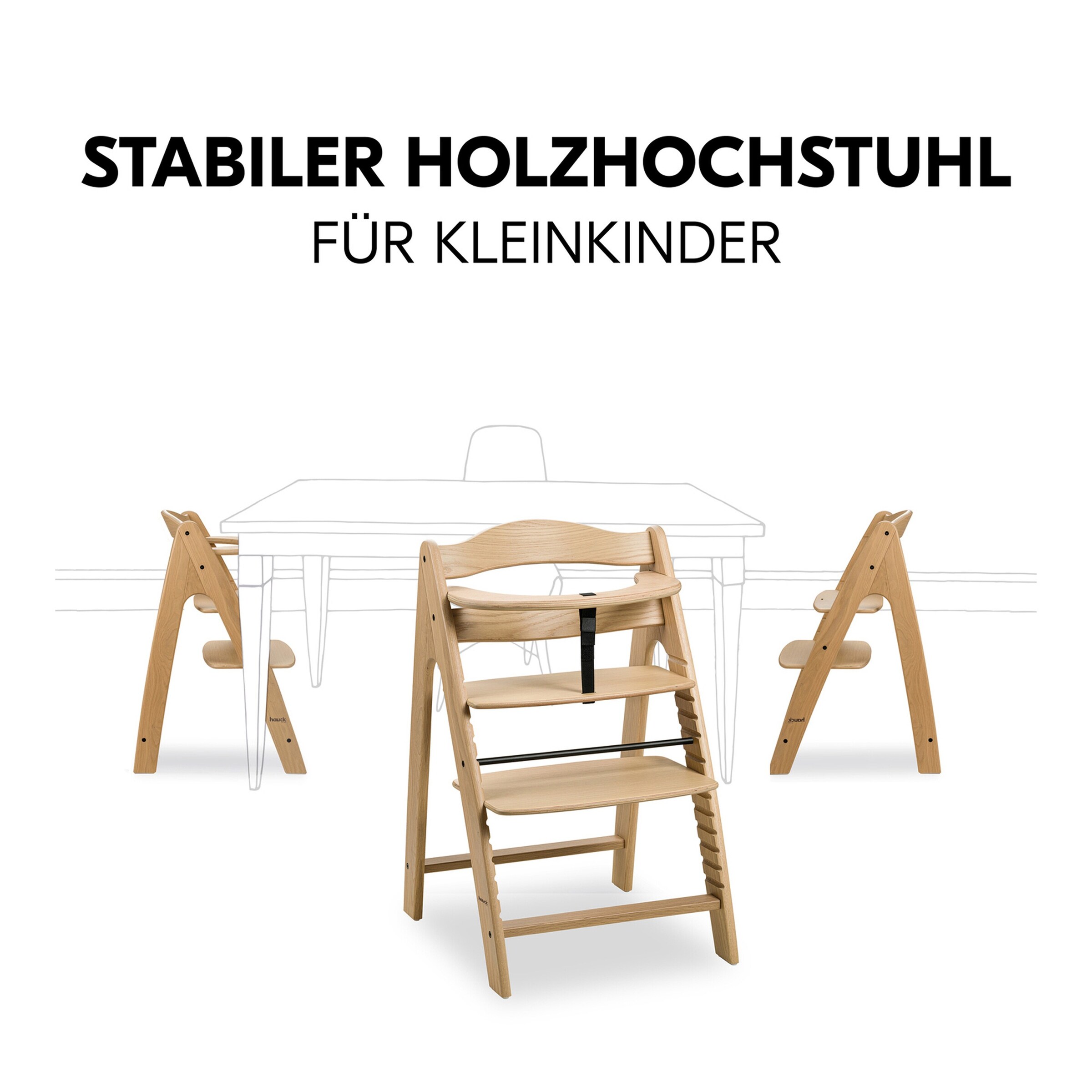 Hauck Hochstuhl Arketa Eiche