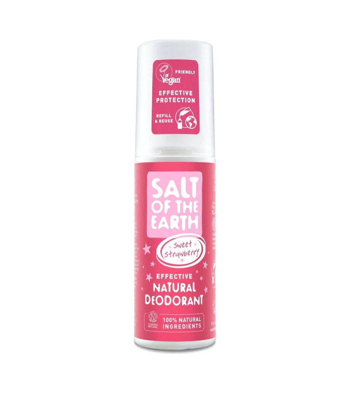 Sal da terra - Desodorante natural em spray - Morangos doces